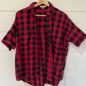 Madewell Buffalo check button up